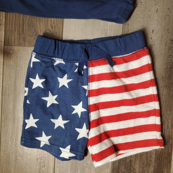 Carter's Red White and Blue Stars and Stripes Americana USA Outfit Size 18m NWOT - Picture 7 of 10